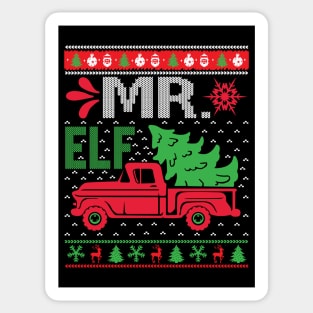 Mr Elf Sticker